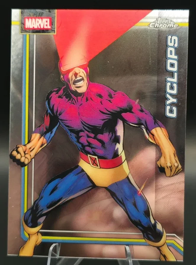 Topps Panini Card Tarjeta Cromo Barajita Cyclops Topps 2026 Chrome Marvel Comics