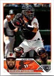 Topps Panini Card Tarjeta Cromo Barajita Robinson Chirinos Topps Series 2 2023