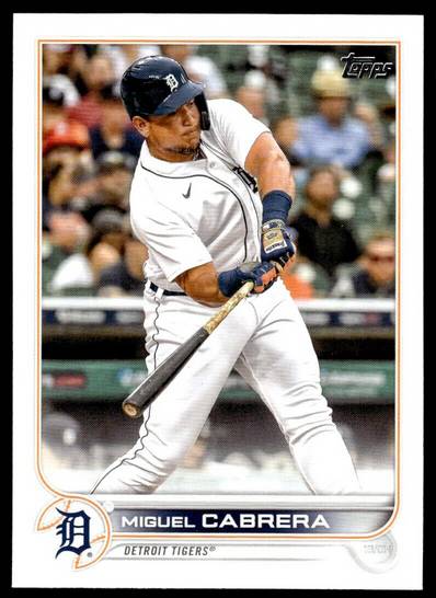 Topps Panini Card Tarjeta Cromo Barajita Miguel Cabrera Topps Series 2021