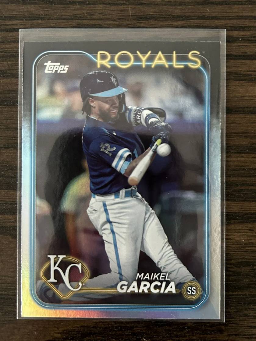 Topps Panini Card Tarjeta Cromo Barajita Maikel Garcia Topps Series 2024