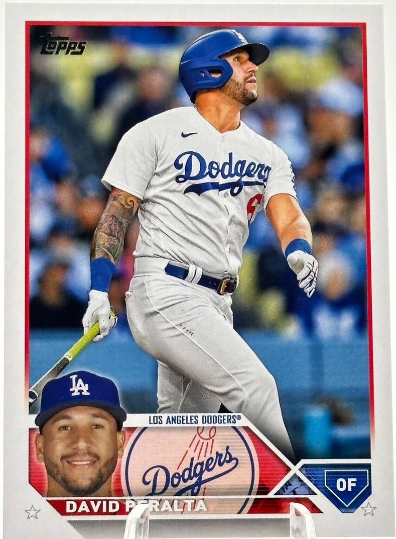 Topps Panini Card Tarjeta Cromo Barajita David Peralta Topps Update 2023