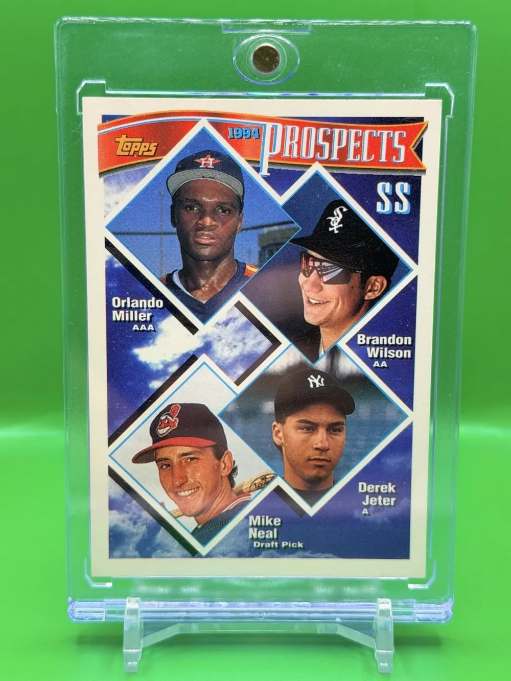 Topps Panini Card Tarjeta Cromo Barajita Derek Jeter Topps 1994 Pre Rookiecard RC Prospects