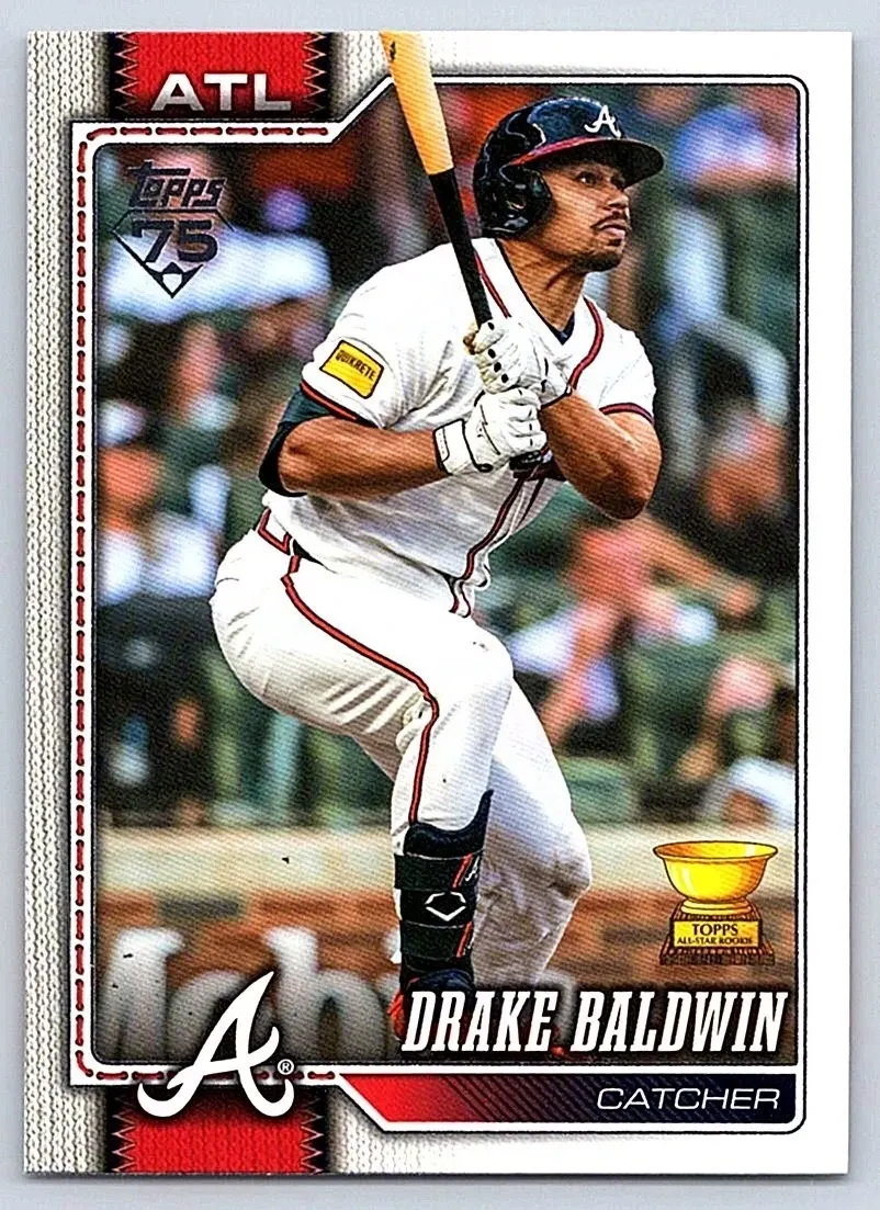 Topps Panini Card Tarjeta Cromo Barajita Drake Baldwin Topps 2026 Series Braves 2 All-star Rookie Cup