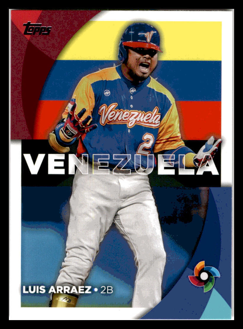 Topps Panini Card Tarjeta Cromo Barajita luis arraez - topps series 2 2023 - wbc clasico mundial 2023