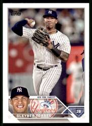 Topps Panini Card Tarjeta Cromo Barajita Gleyber Torres Topps Series 1 2023