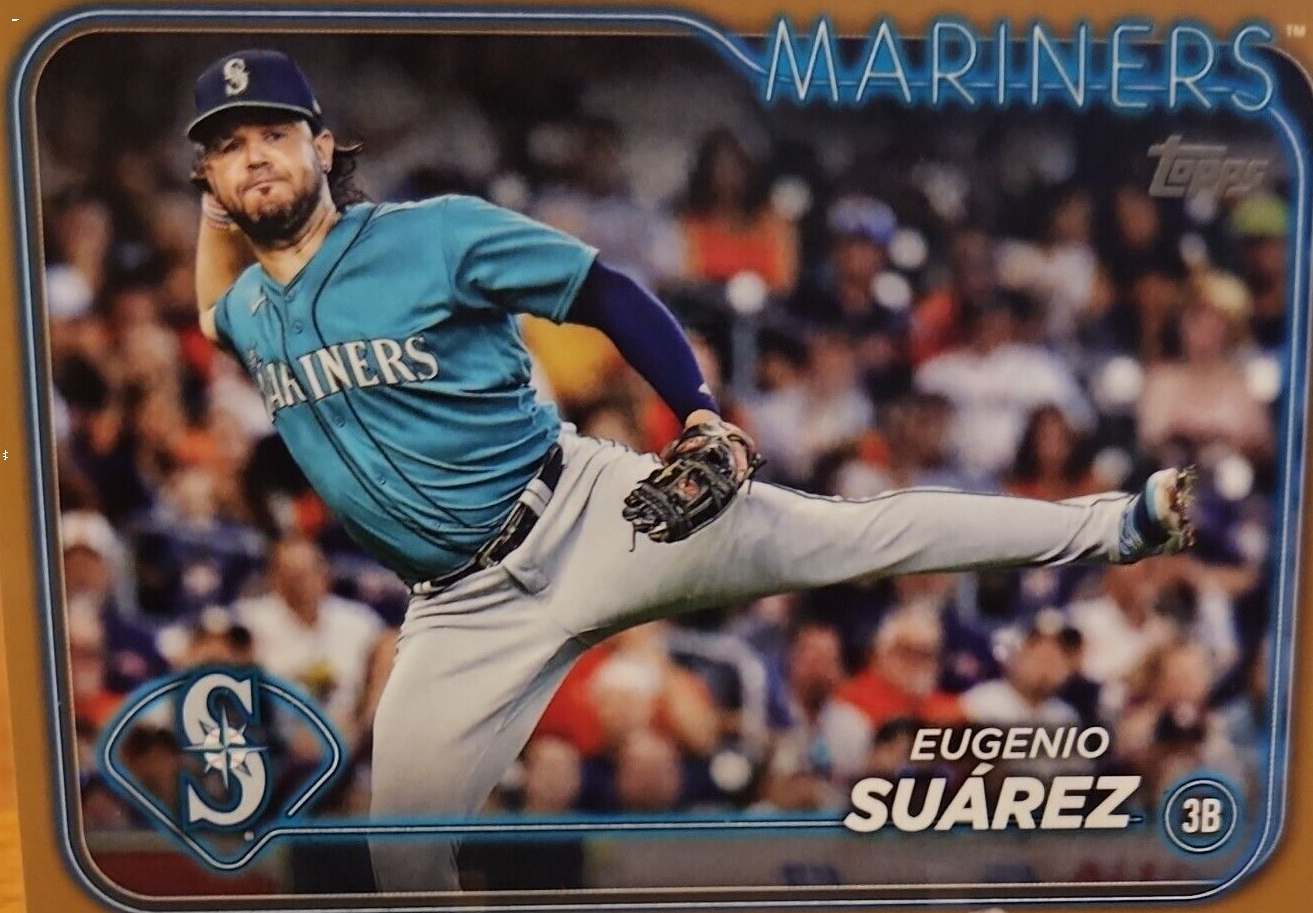 Topps Panini Card Tarjeta Cromo Barajita Eugenio Suarez Topps Series One 2024