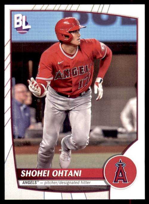 Topps Panini Card Tarjeta Cromo Barajita shohei ohtani - topps big league 2023