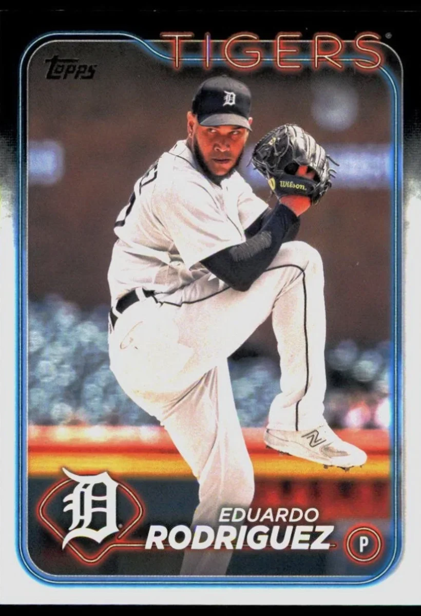 Topps Panini Card Tarjeta Cromo Barajita Eduardo Rodriguez Topps Series 1 2024