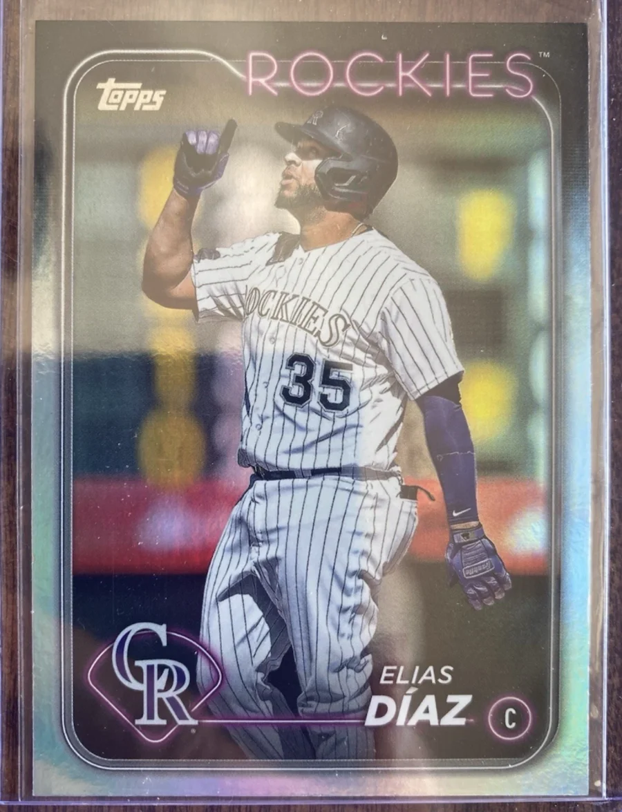 Topps Panini Card Tarjeta Cromo Barajita Elías Díaz 2024 Topps Series One