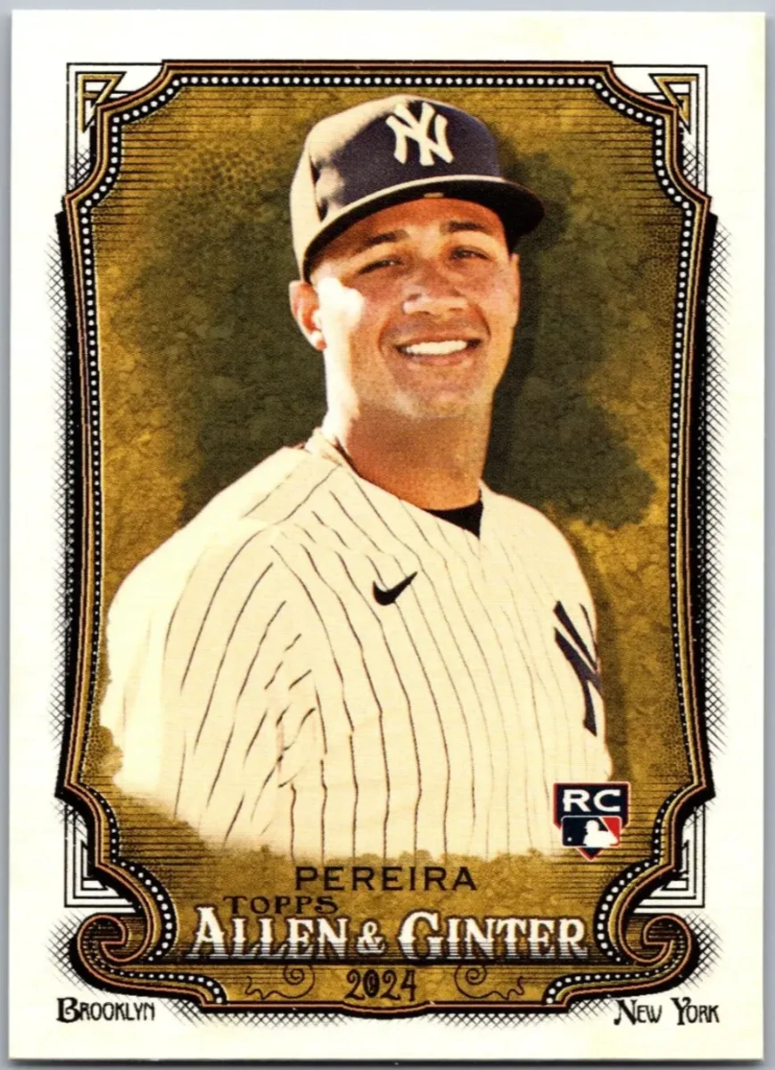 Topps Panini Card Tarjeta Cromo Barajita Everson Pereira Topps 2024 Rookie Card RC Allen &amp; Ginter