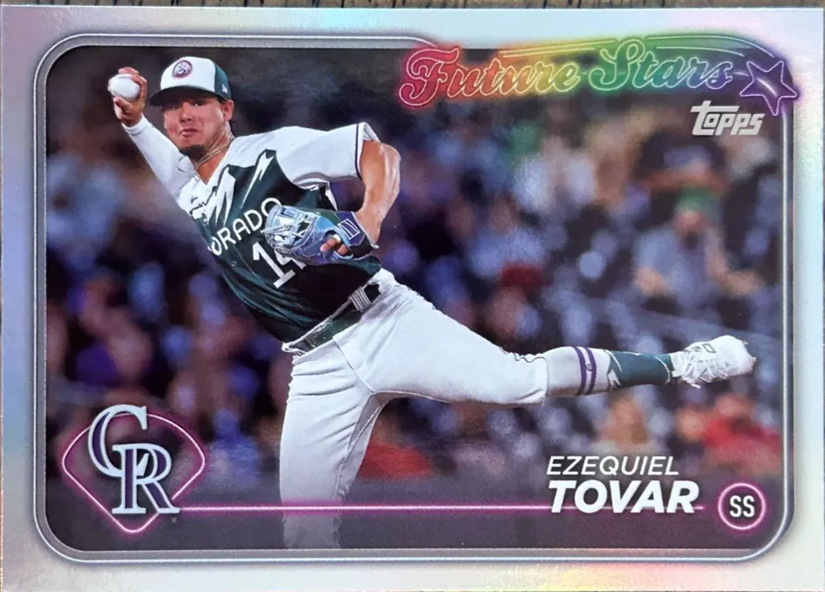 Topps Panini Card Tarjeta Cromo Barajita Ezequiel Tovar Topps Series Two 2024 Furure Stars