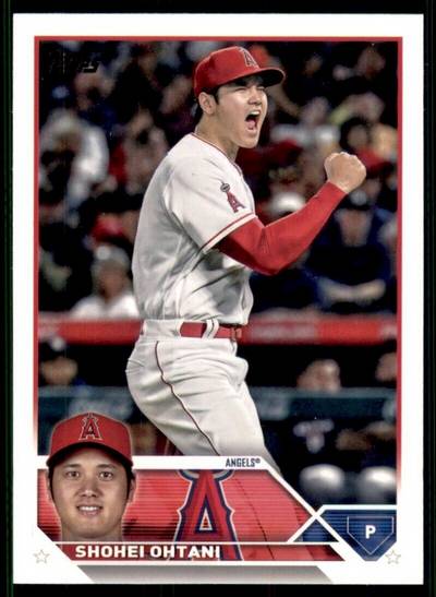 Topps Panini Card Tarjeta Cromo Barajita Shohei Ohtani Topps Series 2023