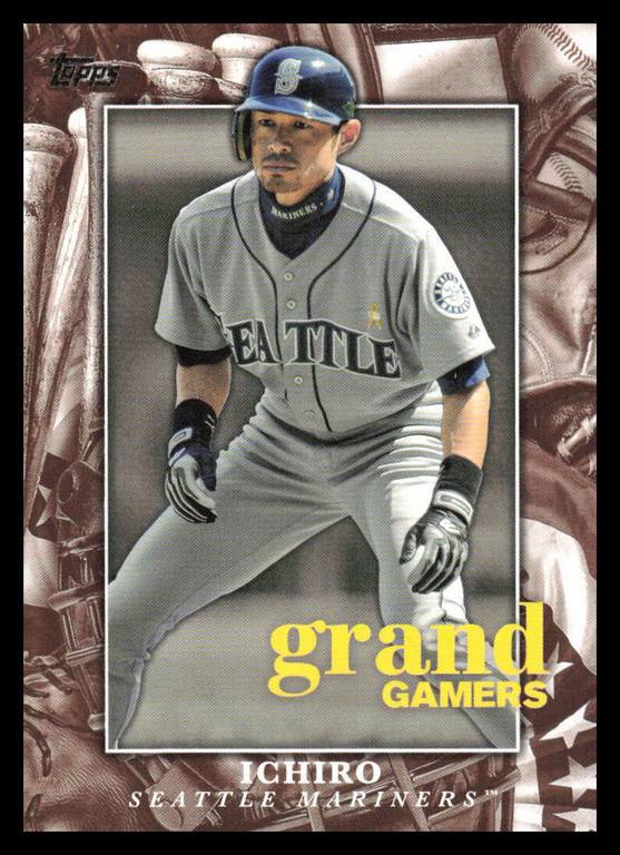 Topps Panini Card Tarjeta Cromo Barajita Ichiro - 2024 Topps Series 1 INSERT Grand Gamers