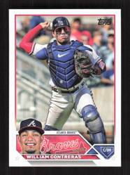 Topps Panini Card Tarjeta Cromo Barajita William Contreras Topps Series 1 2023 con Atlanta