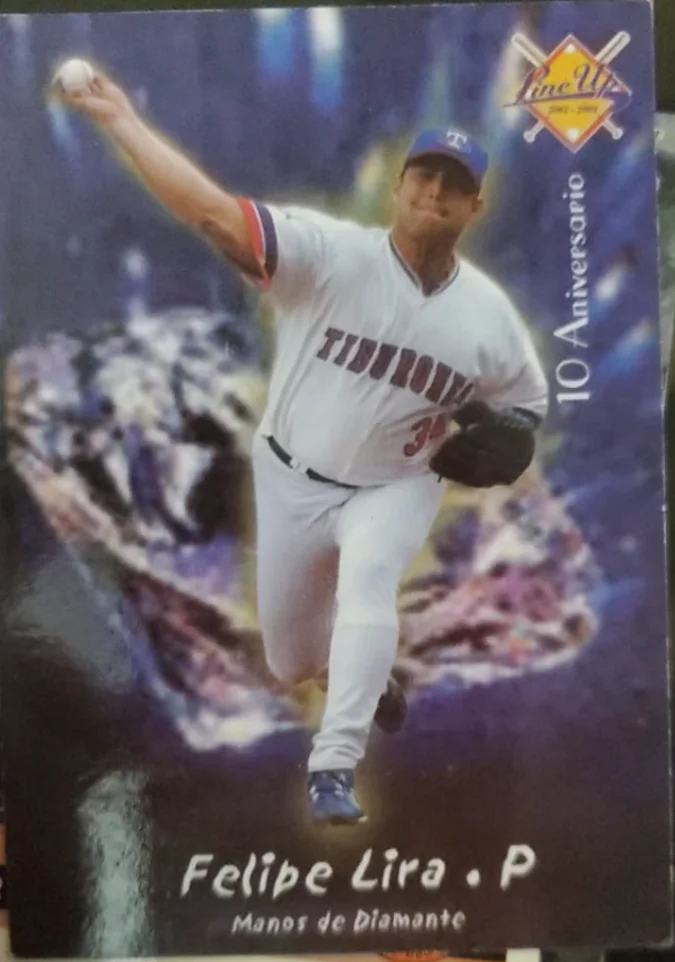 Topps Panini Card Tarjeta Cromo Barajita Felipe Lira Line Up