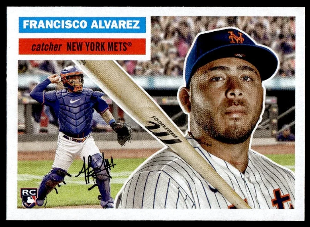 Topps Panini Card Tarjeta Cromo Barajita Francisco Alvarez 2023 Topps Archives Rookie Card RC