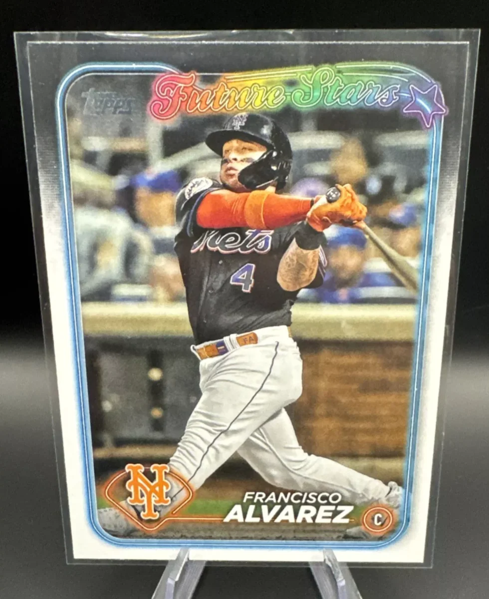 Topps Panini Card Tarjeta Cromo Barajita Francisco Alvarez Topps Series 2 2024 Future Stars