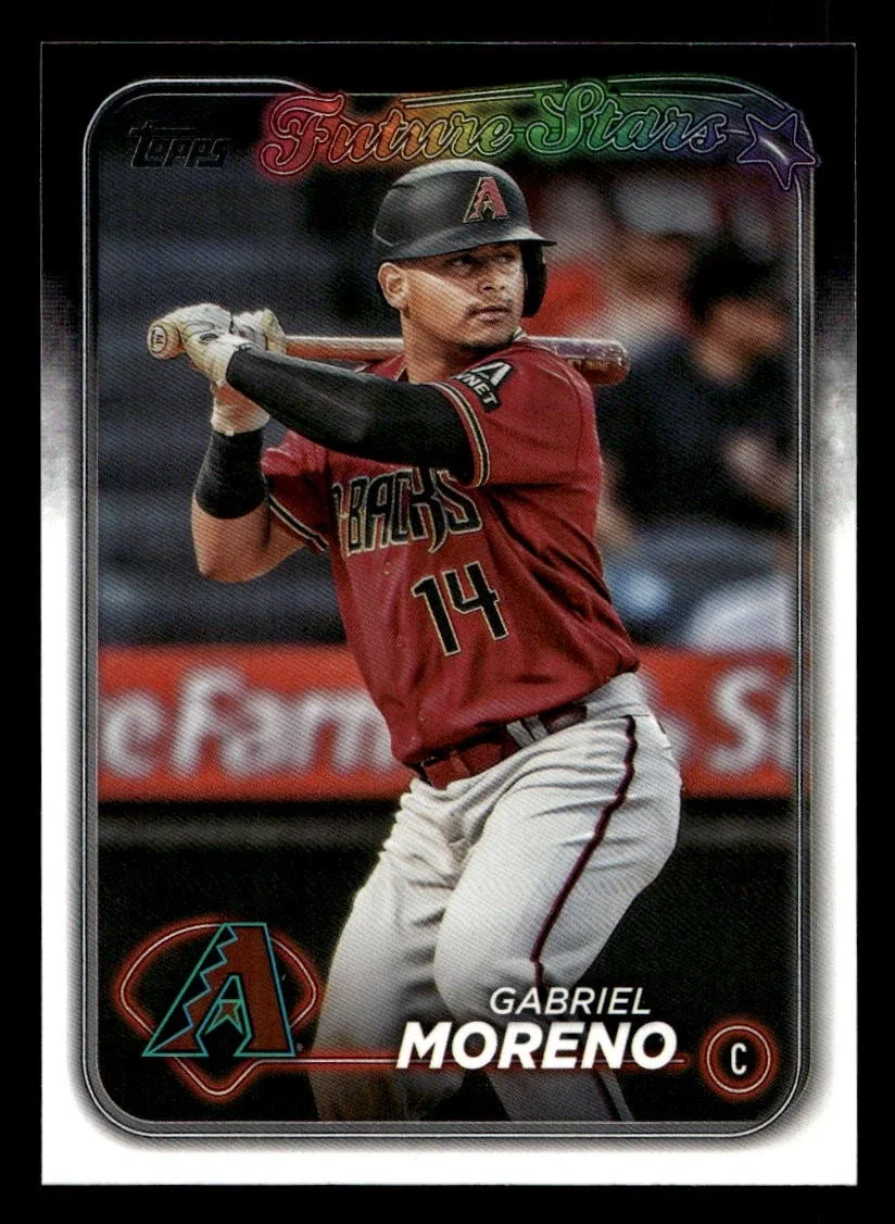 Topps Panini Card Tarjeta Cromo Barajita Gabriel Moreno Topps Series 2024 Future Stars