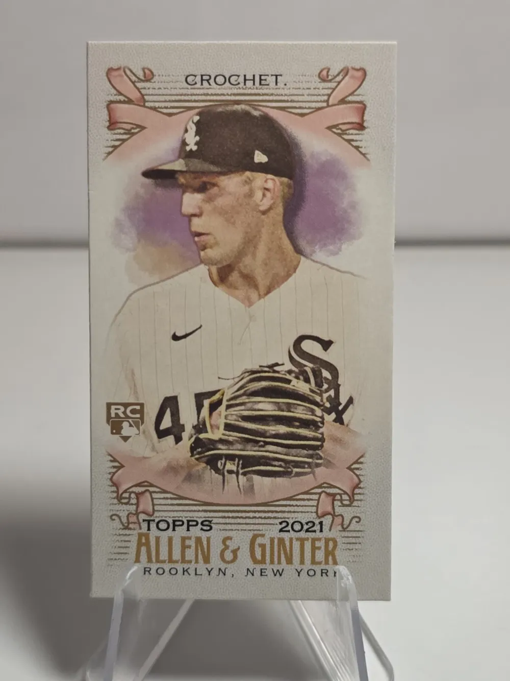 Topps Panini Card Tarjeta Cromo Barajita Garrett Crochet Topps 2021 Allen And Ginter Rookie Card RC