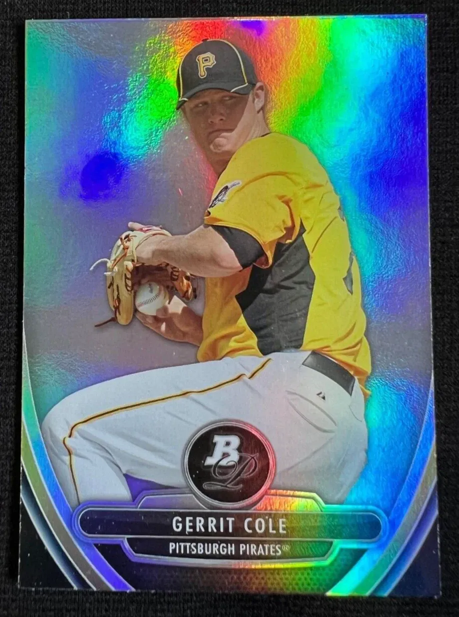 Topps Panini Card Tarjeta Cromo Barajita Gerrit Cole Bowman 2013 Pre Rookiecard RC Rookie Card RC Platinum