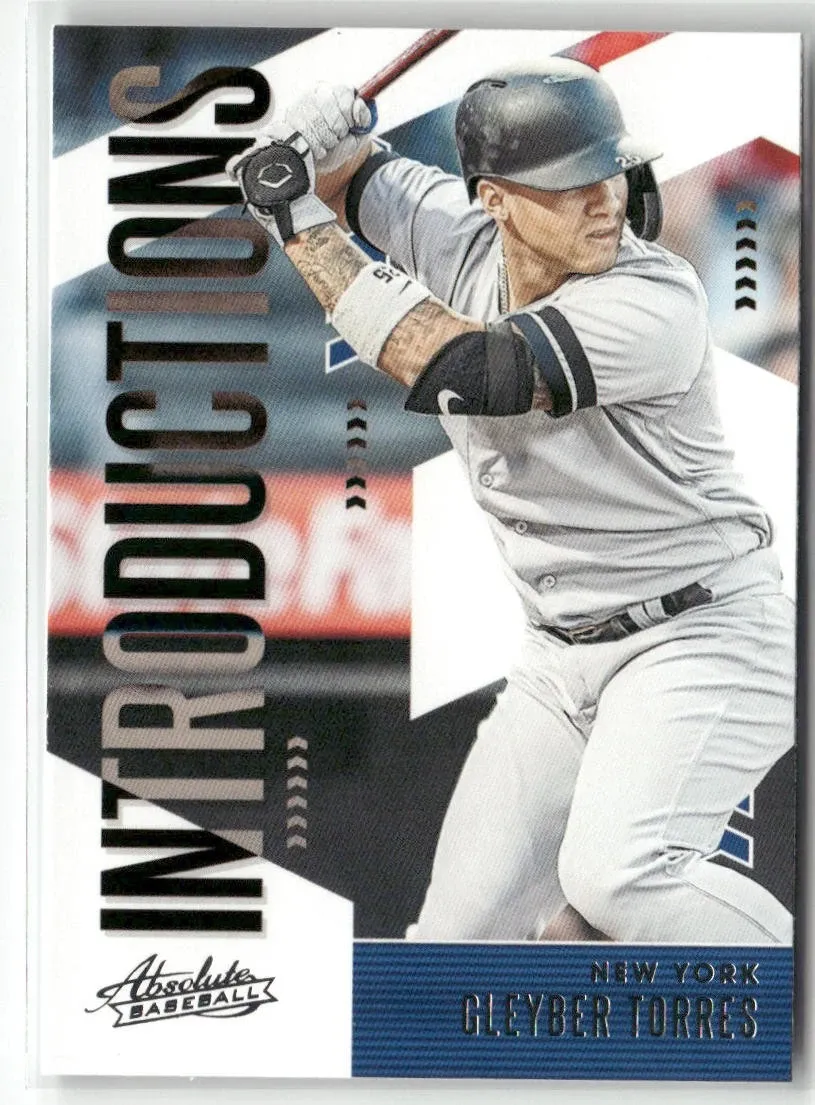 Topps Panini Card Tarjeta Cromo Barajita Gleyber Torres Panini 2020 Absolute Introductions