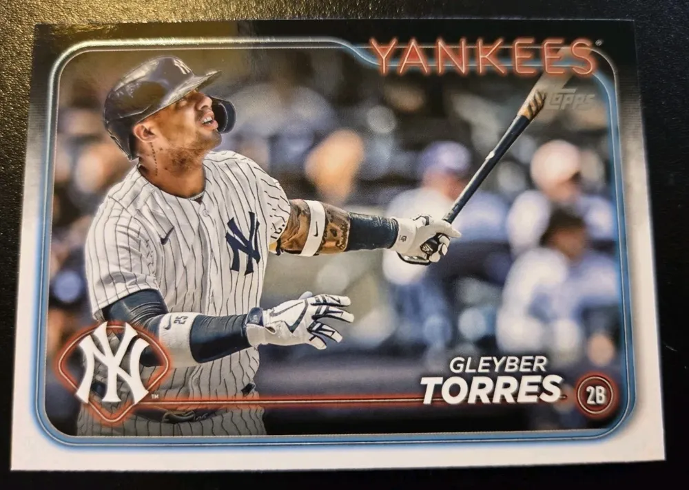 Topps Panini Card Tarjeta Cromo Barajita Gleyber Torres Topps Series 1 2024