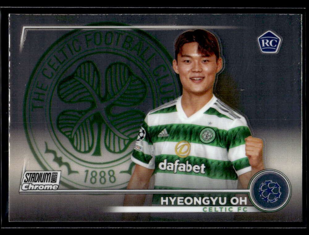 Topps Panini Card Tarjeta Cromo Barajita Hyeongyu Oh Topps Stadium Club 2022-2023 Cromo Rookie Card RC (Futbol)