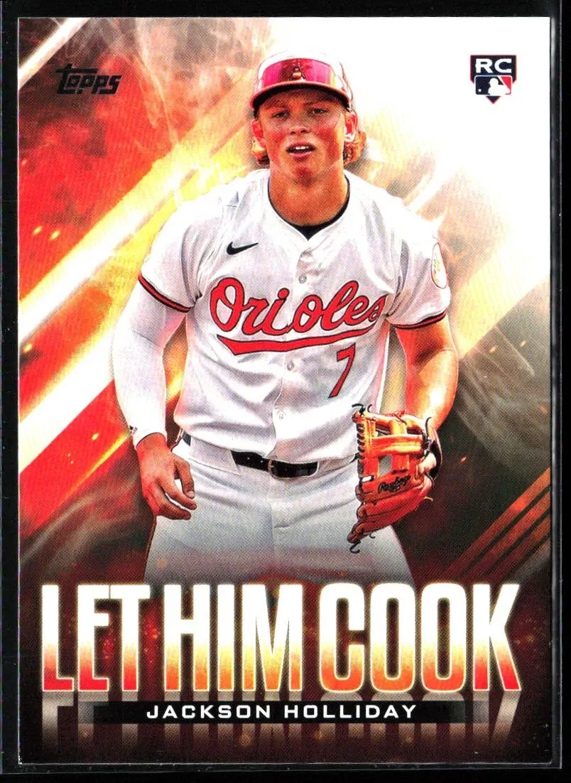 Topps Panini Card Tarjeta Cromo Barajita Jackson Holiday Topps 2024 Update Rookie Card RC Let Him Cook