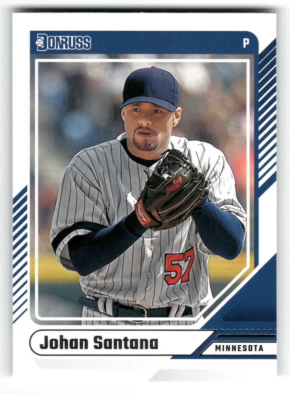 Topps Panini Card Tarjeta Cromo Barajita Johan Santana Panini 2024 Donruss Break