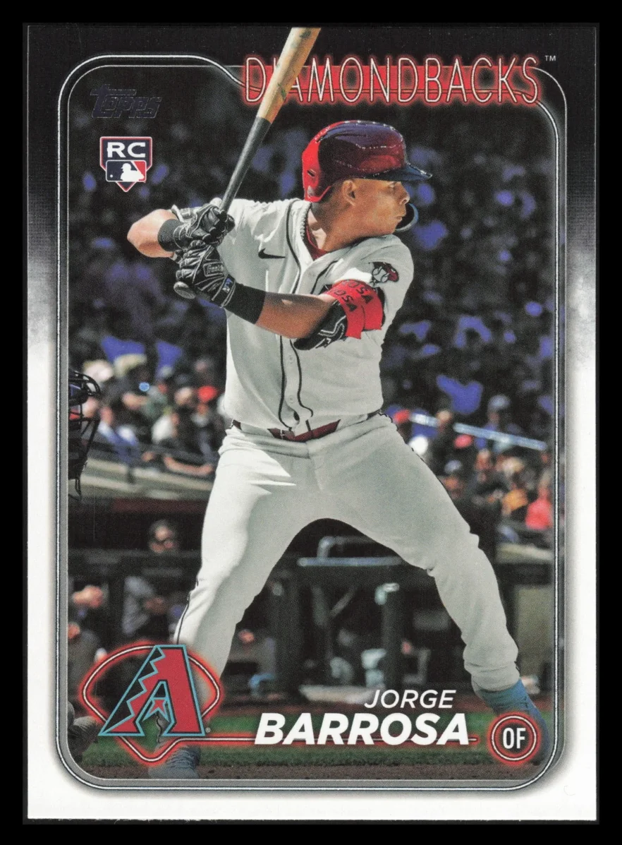 Topps Panini Card Tarjeta Cromo Barajita Jorge Barrosa Topps Update 2024 Rookie Card RC