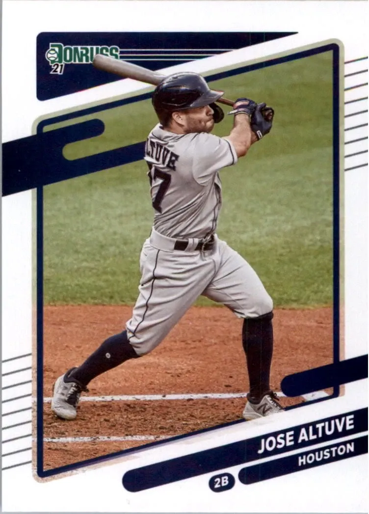 Topps Panini Card Tarjeta Cromo Barajita Jose Altuve Panini 2021 Donruss