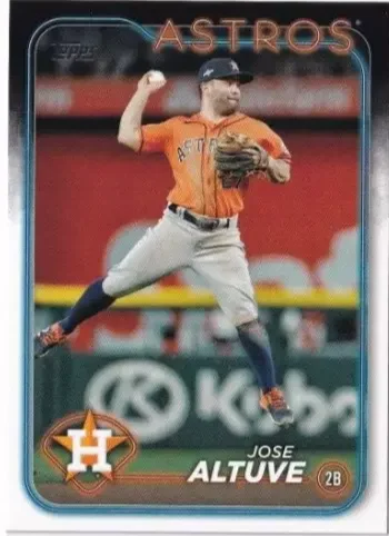 Topps Panini Card Tarjeta Cromo Barajita José Altuve Topps Series Two 2024