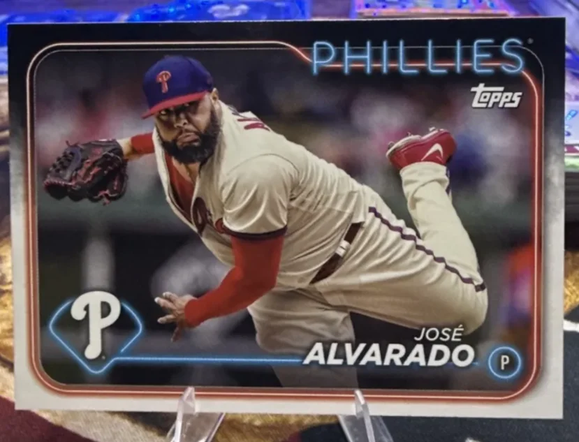 Topps Panini Card Tarjeta Cromo Barajita Jose Alvarado Topps 2024 Series 2