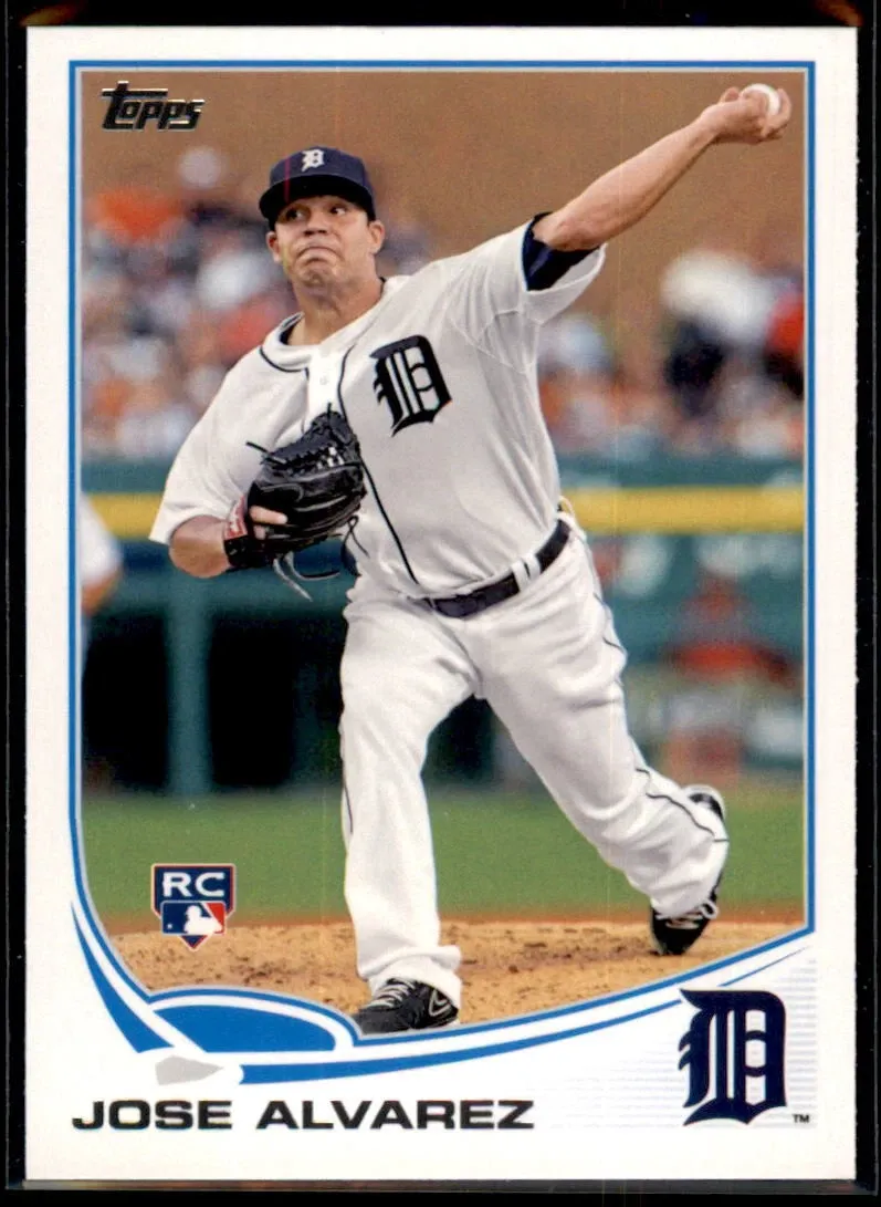 Topps Panini Card Tarjeta Cromo Barajita Jose Alvarez Topps 2013 Update Rookie Card RC