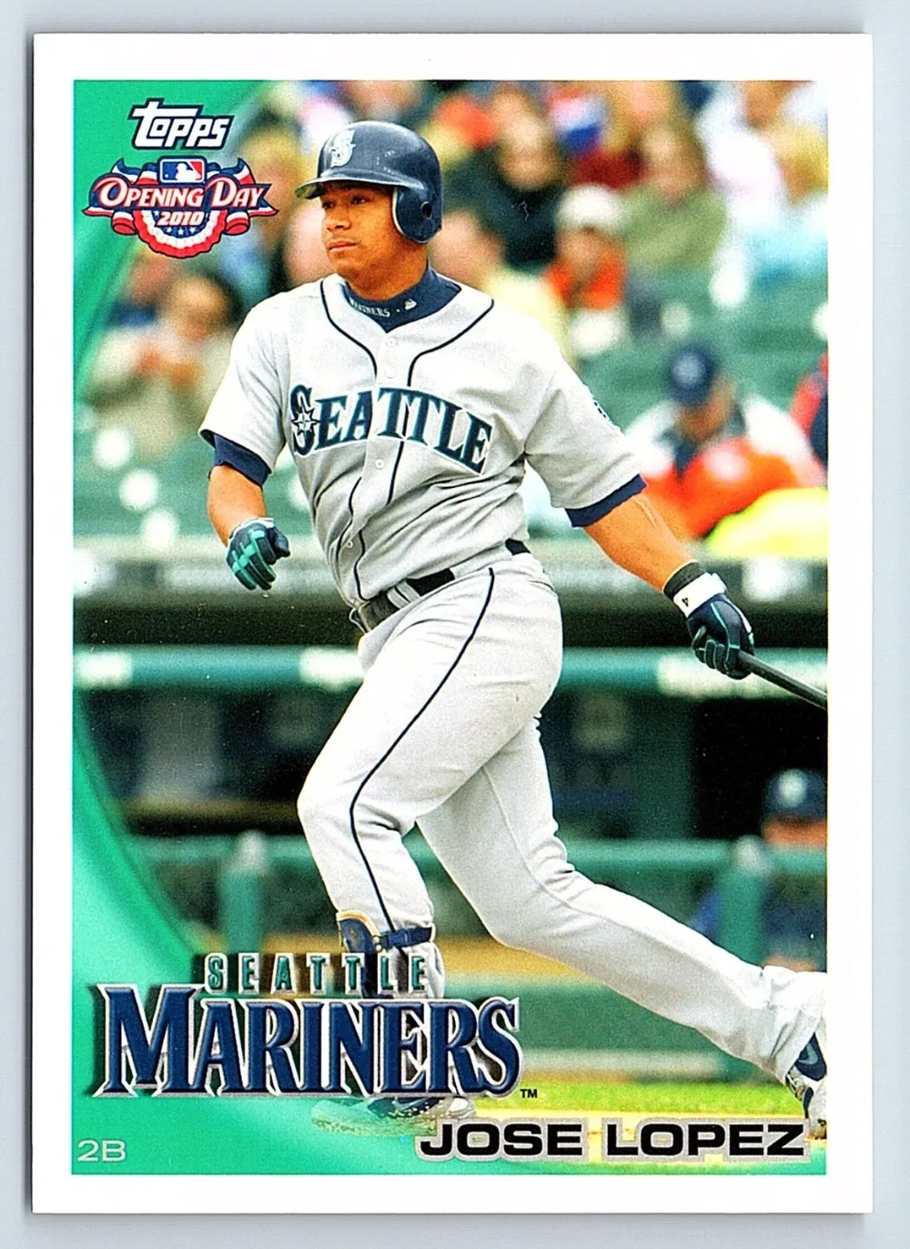Topps Panini Card Tarjeta Cromo Barajita Jose Lopez Topps 2010 Opening Day