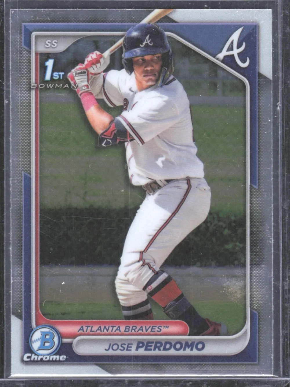 Topps Panini Card Tarjeta Cromo Barajita Jose Perdomo Bowman 2024 1st Bowman Chrome