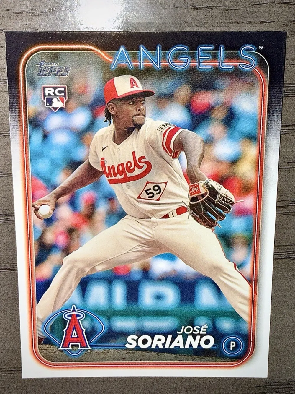 Topps Panini Card Tarjeta Cromo Barajita Jose Soriano Topps 2024 Series Rookie Card RC