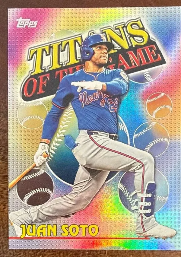 Topps Panini Card Tarjeta Cromo Barajita Juan Soto Topps 2026 Series Titans Of The Game