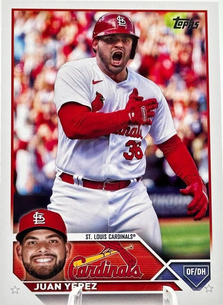 Topps Panini Card Tarjeta Cromo Barajita Juan Yepez Topps Update 2023