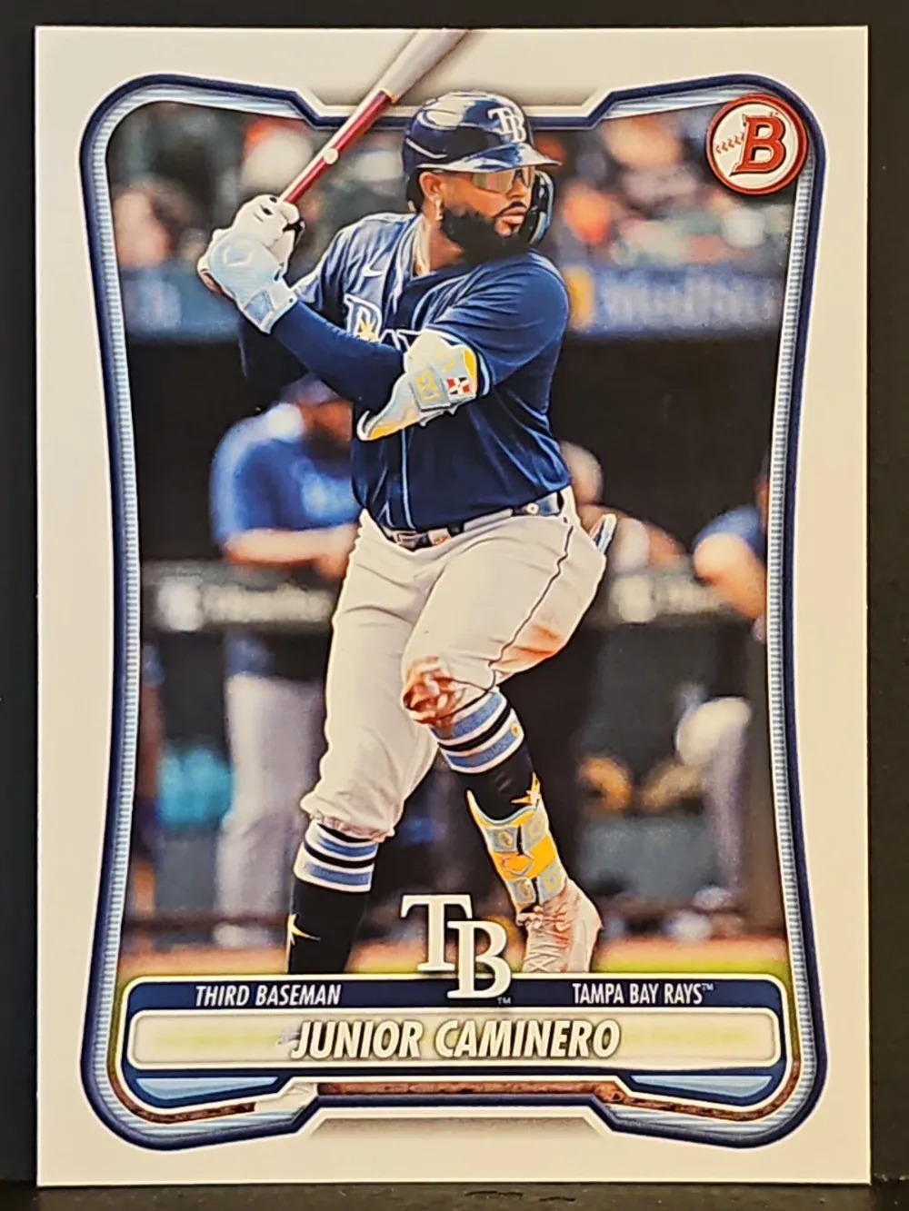 Topps Panini Card Tarjeta Cromo Barajita Junior Caminero Bowman 2026