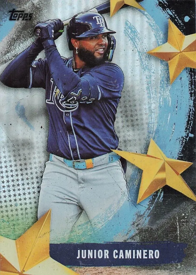 Topps Panini Card Tarjeta Cromo Barajita Junior Caminero Topps 2025 Series Stars Of Mlb