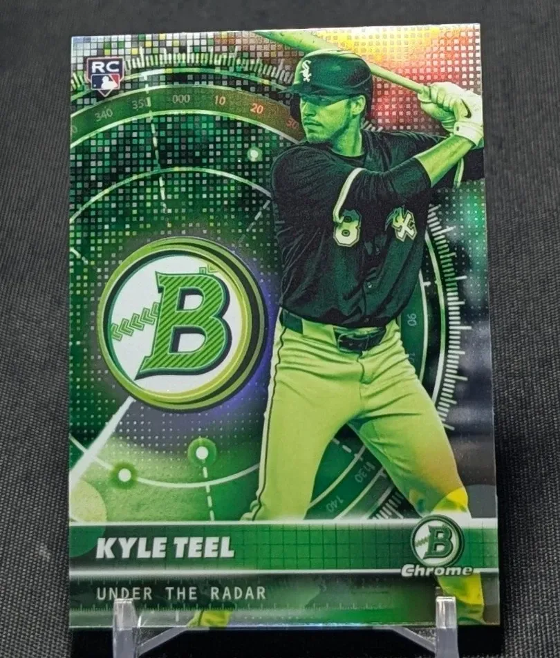 Topps Panini Card Tarjeta Cromo Barajita Kyle Teel Bowman 2026 Chrome Rookie Card RC Under The Radar