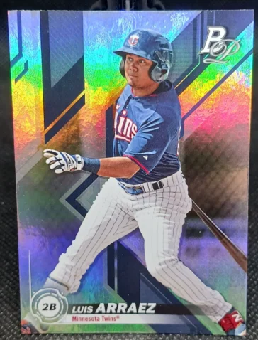 Topps Panini Card Tarjeta Cromo Barajita Luis Arraez Bowman Platinum 2019 Pre Rookie RC