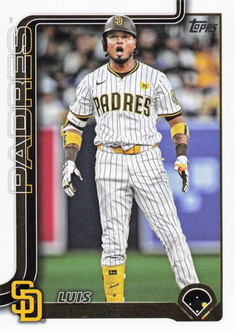 Topps Panini Card Tarjeta Cromo Barajita Luis Arraez Topps 2025 Series 2