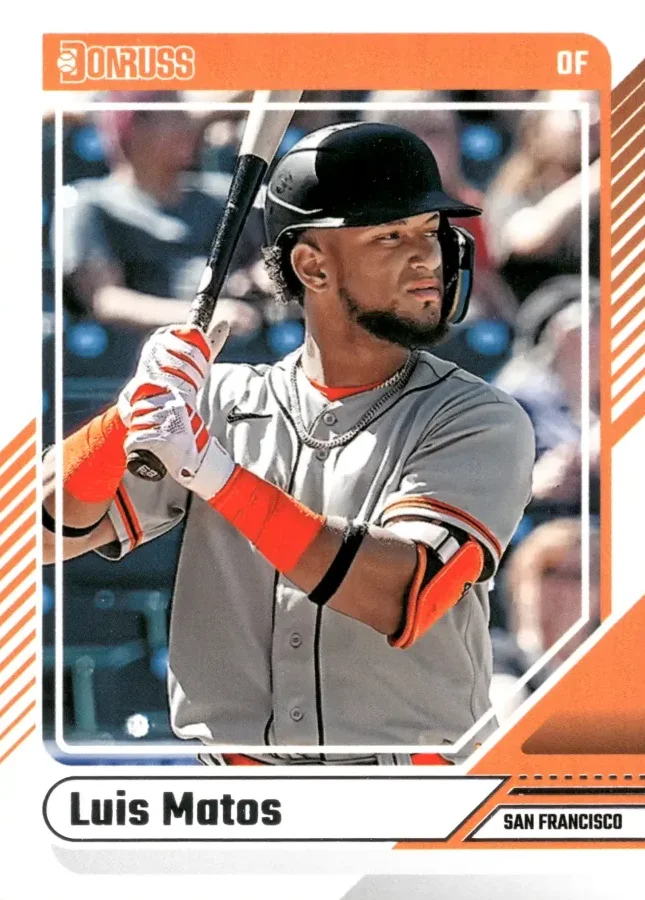 Topps Panini Card Tarjeta Cromo Barajita Luis Matos Panini 2024 Donruss