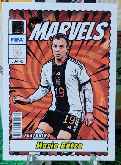 Topps Panini Card Tarjeta Cromo Barajita Mario Gotze Panini 2023-2024 Donruss Soccer Net Marvels Futbol