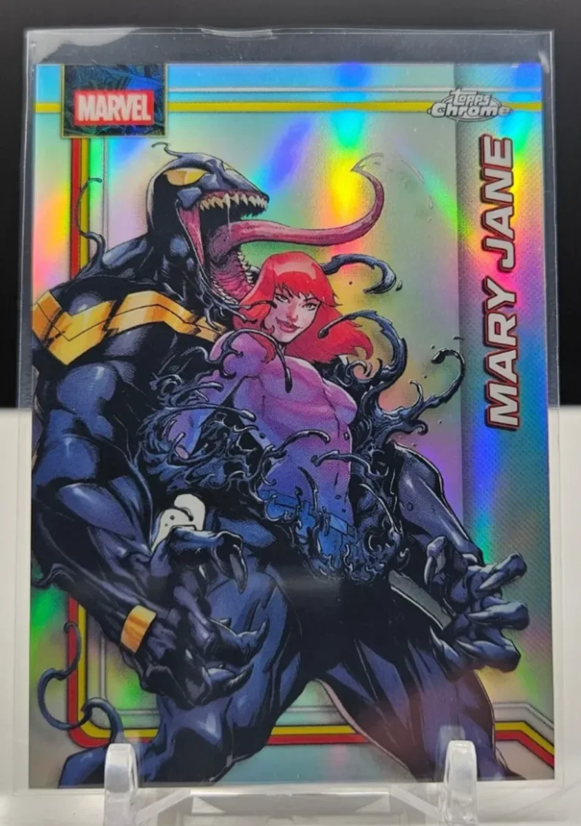 Topps Panini Card Tarjeta Cromo Barajita Mary Jane Topps 2026 Chrome Marvel Comics