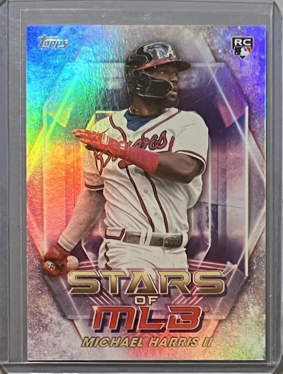 Topps Panini Card Tarjeta Cromo Barajita Michael Harris Topps 2023 Series Rookie Card RC Stars Of Mlb