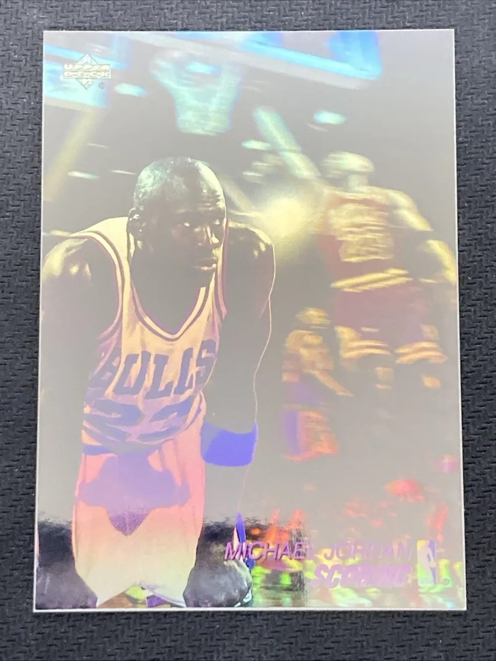 Topps Panini Card Tarjeta Cromo Barajita Michael Jordan Upper Deck 1991 Hologram Scoring