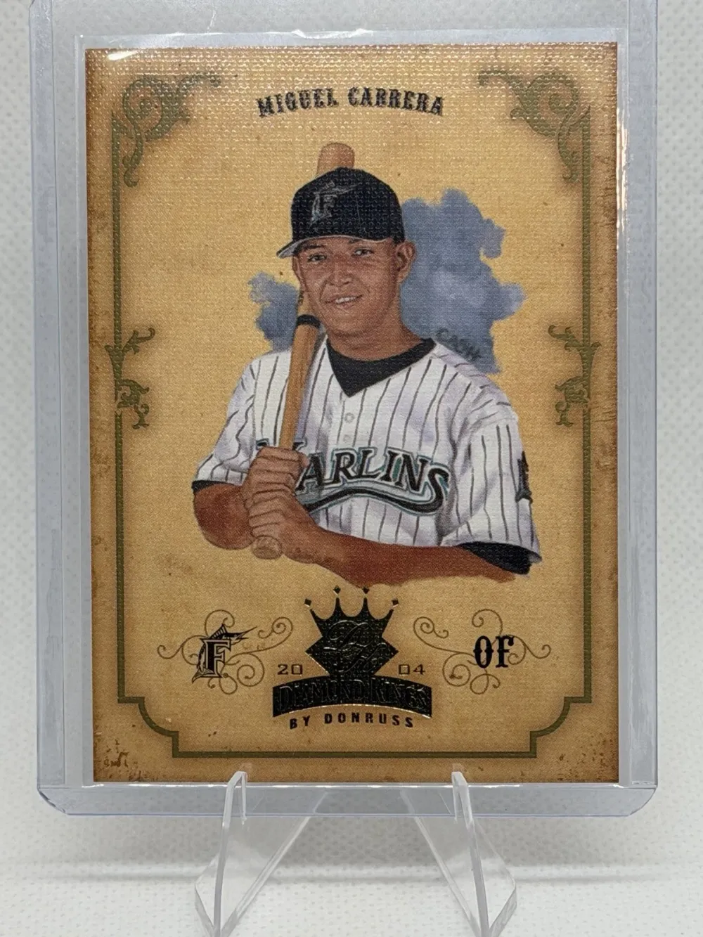Topps Panini Card Tarjeta Cromo Barajita Miguel Cabrera Panini 2004 Donruss Diamond Kings